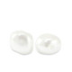 Imitation freshwater pearls 8x6mm White